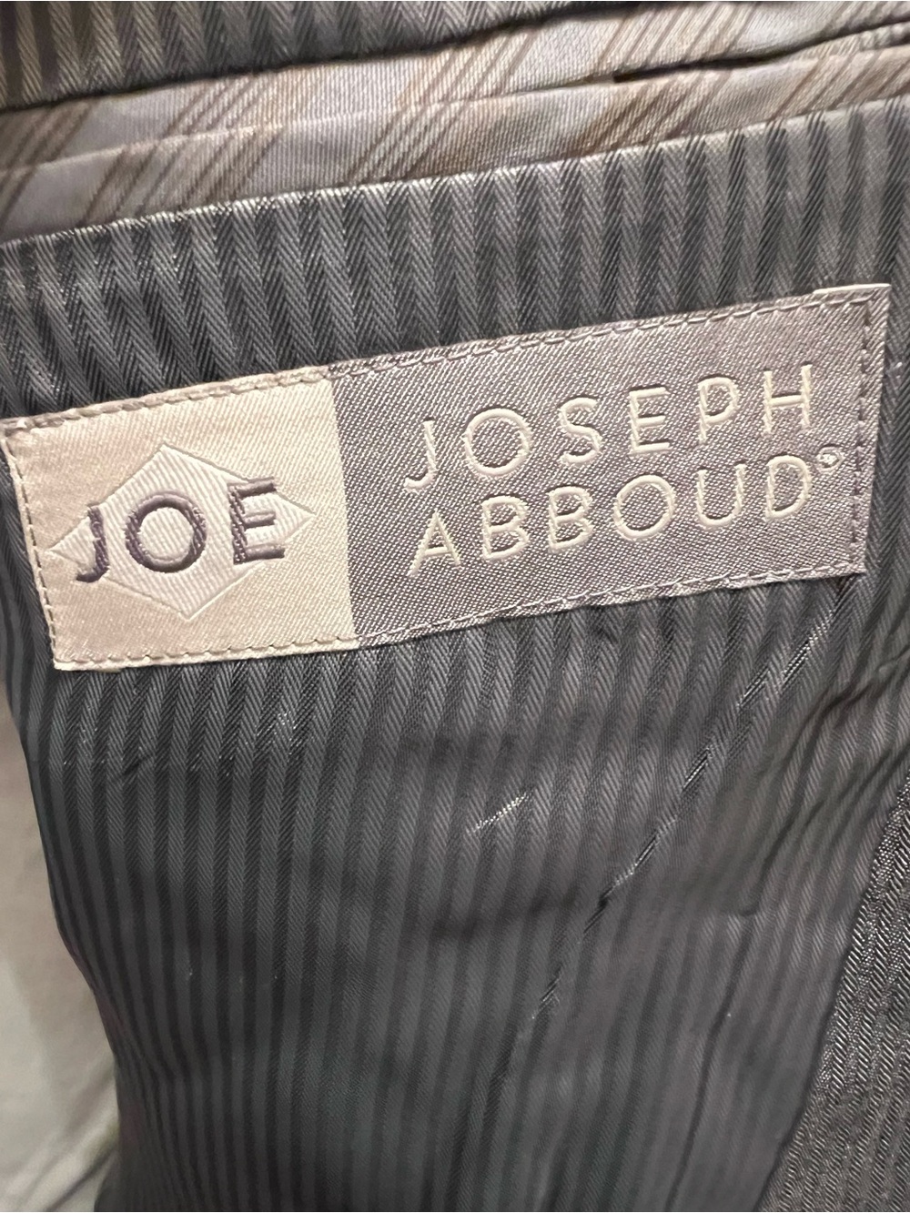 Joseph Abboud Sport Coat Blazer Jacket 2 Button Gray Men 40R - Picture 14 of 15